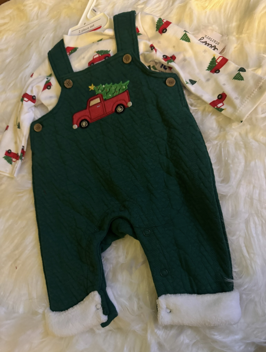 Christmas Boy Romper 2 pc. set