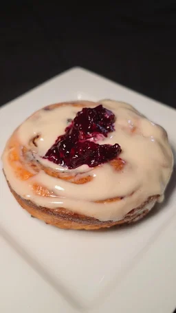 Mixed Berry Cinnamon Roll