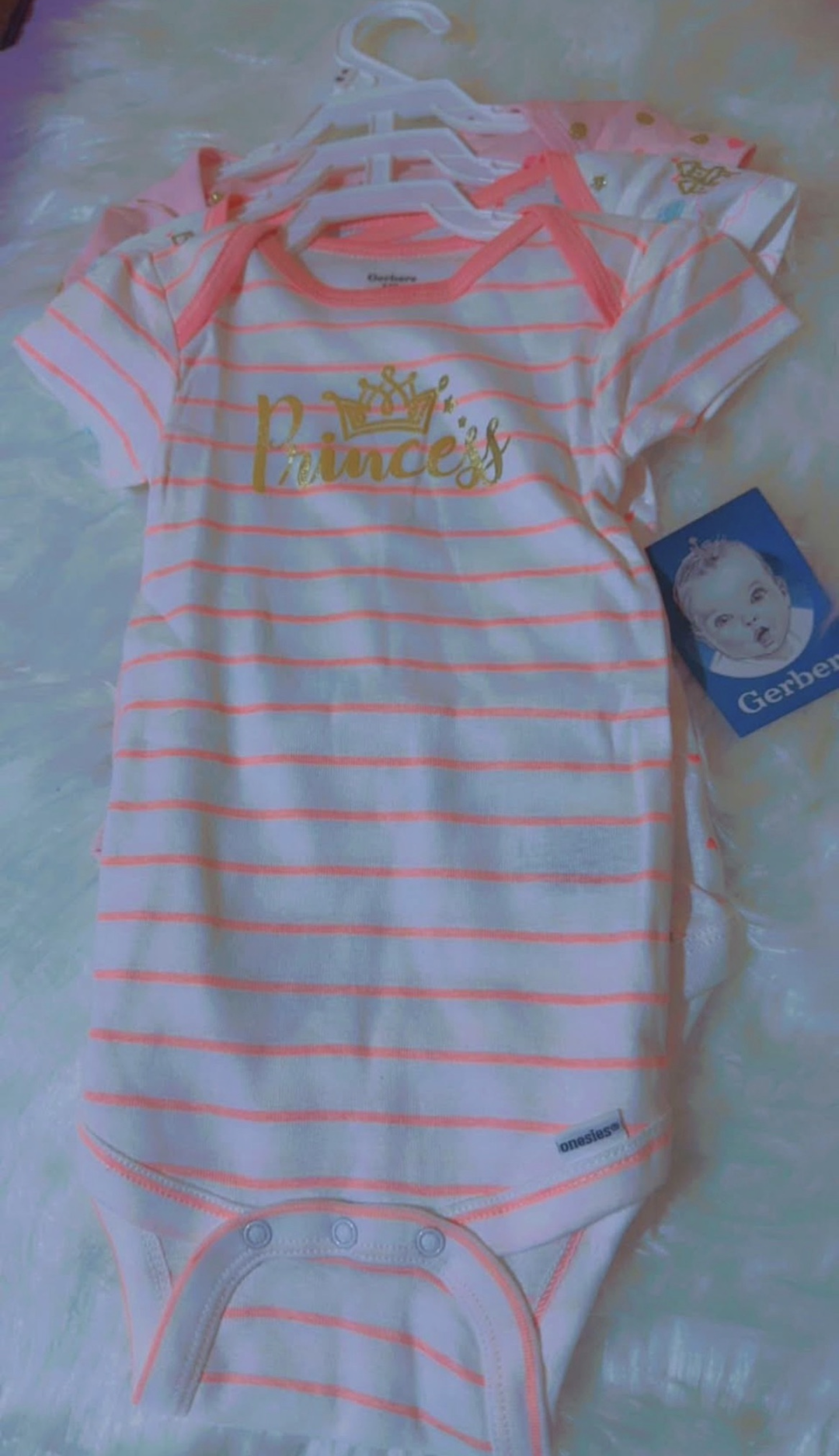 Gerber Princess 3 pc. Onesies