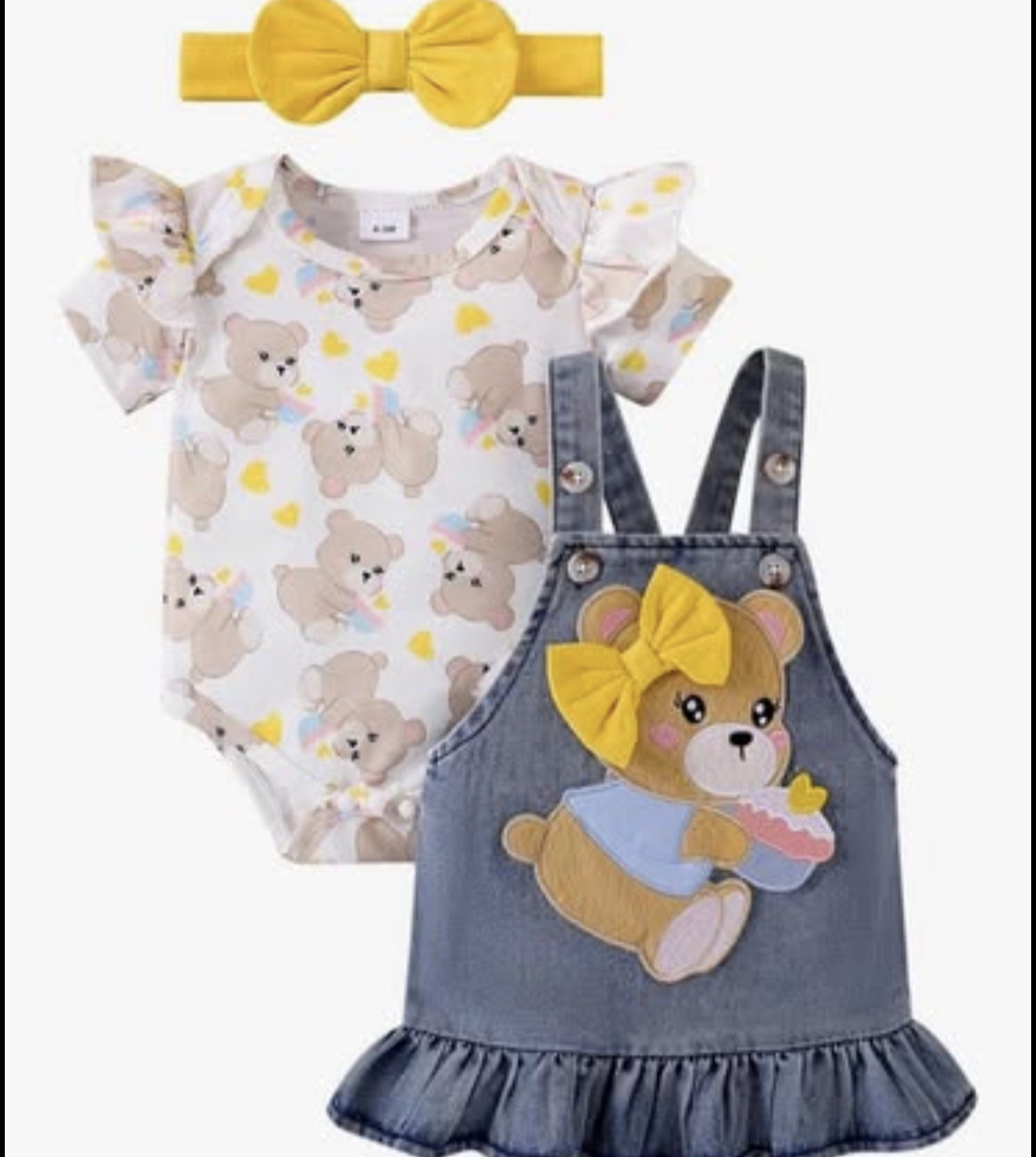Teddy 3 pc Jumper set