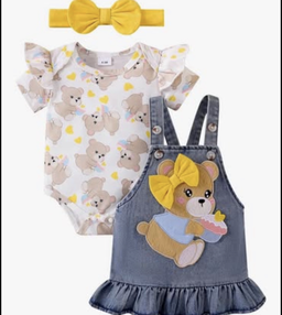 Teddy 3 pc Jumper set