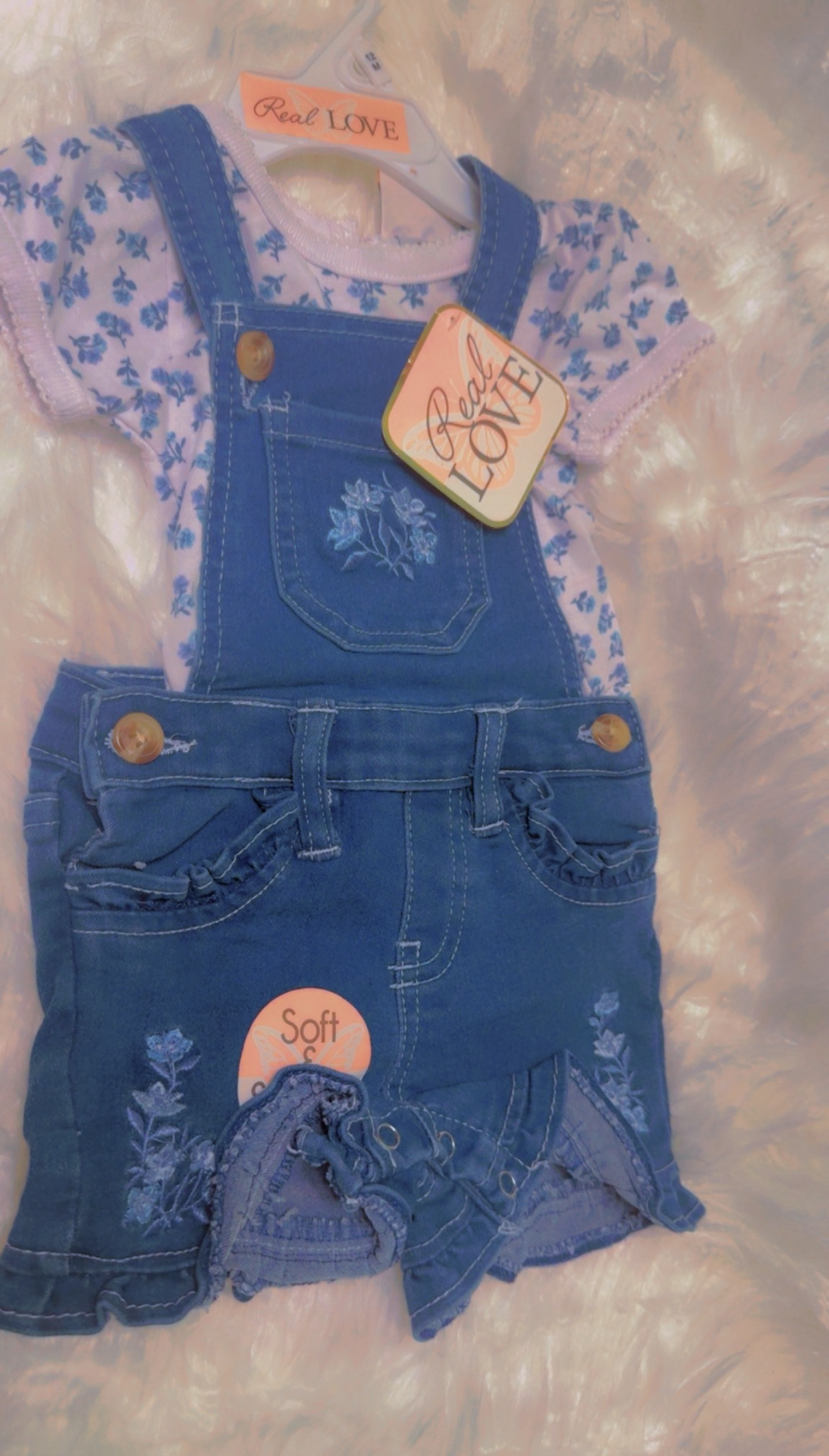 Real Love 2 pc. Jeans Romper_0