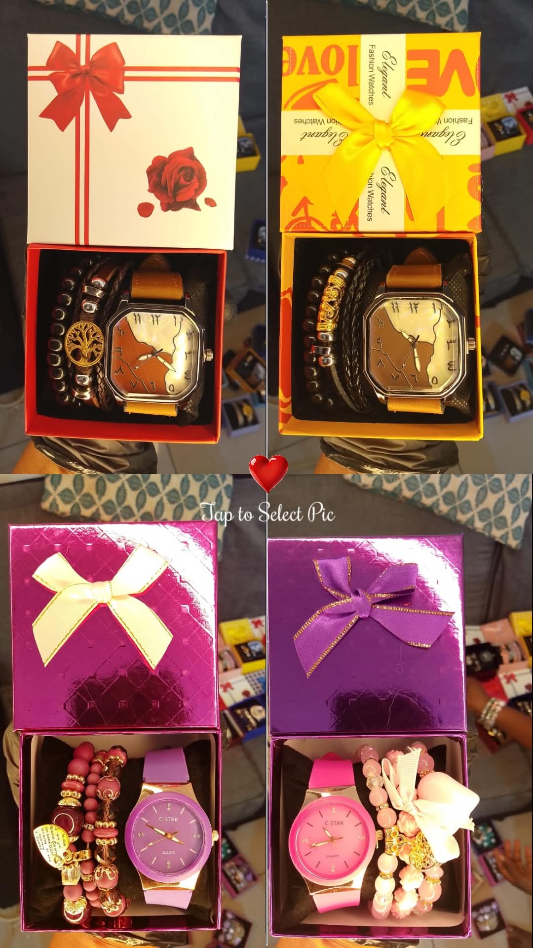 🎁 WATCH + BRACELET GIFT BOX SET ⌚✨_0