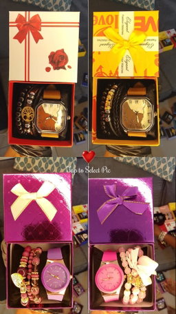 🎁 WATCH + BRACELET GIFT BOX SET ⌚✨