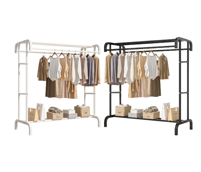 10700051 - DOUBLE LAYER CLOTHING RACK_0