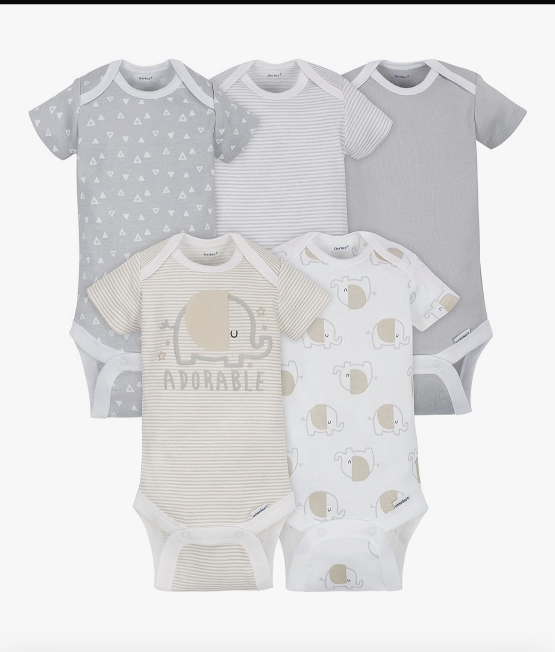 Gerber unisex onesies