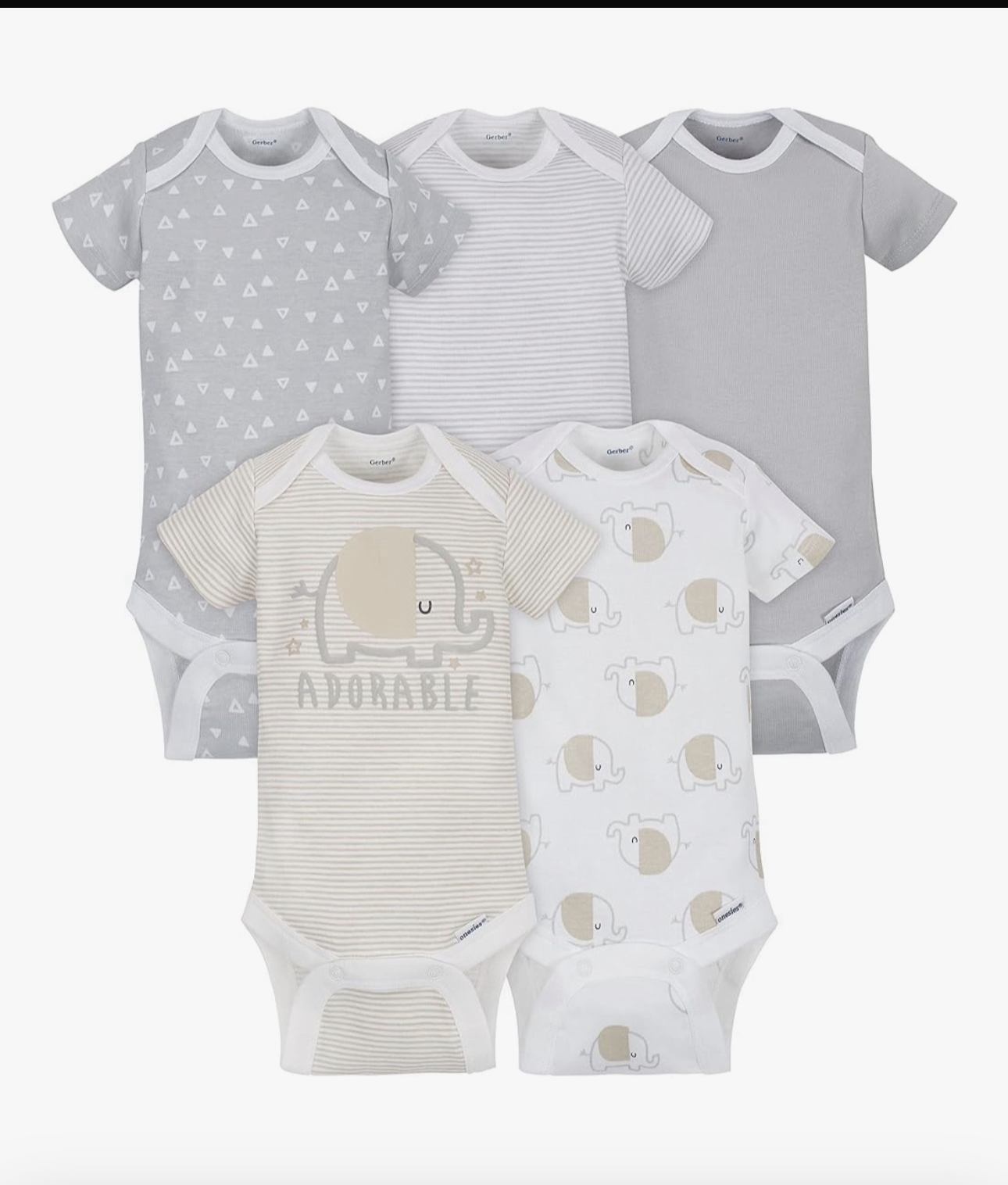 Gerber unisex onesies_0