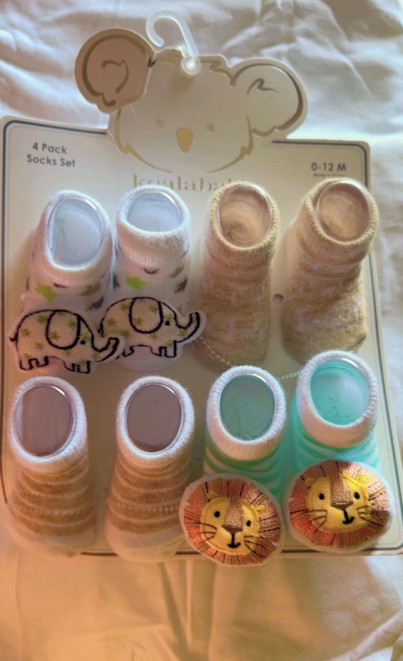 Koala Baby Socks Booties 4 pack_0
