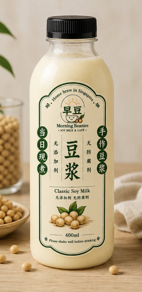 Soy milk classic - 400mls Cold only_0