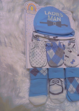 Little Man Tam, Mitten & socks Bundle