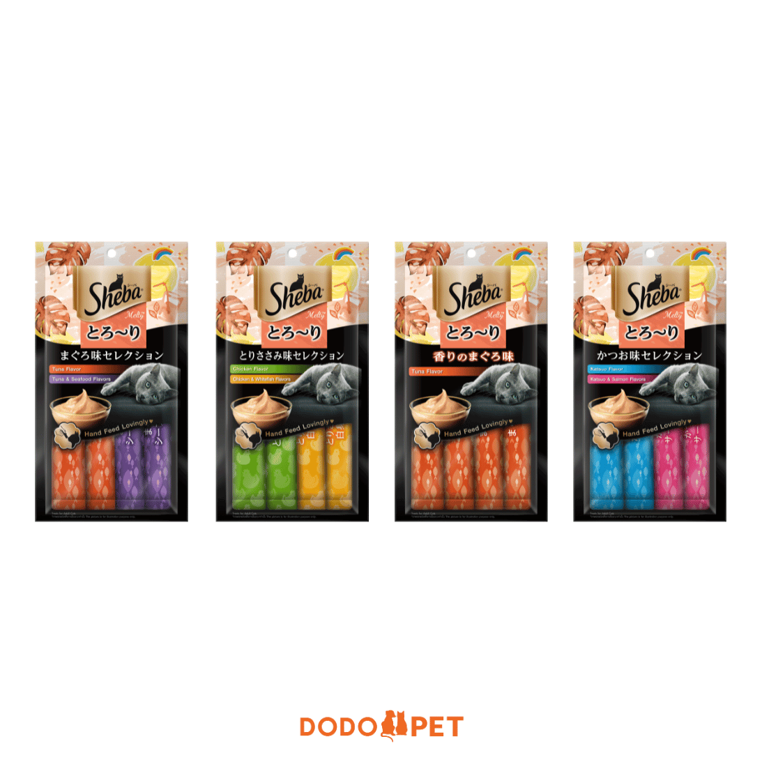 Sheba Melty Creamy Cat Treats (12g x 4pcs)_0