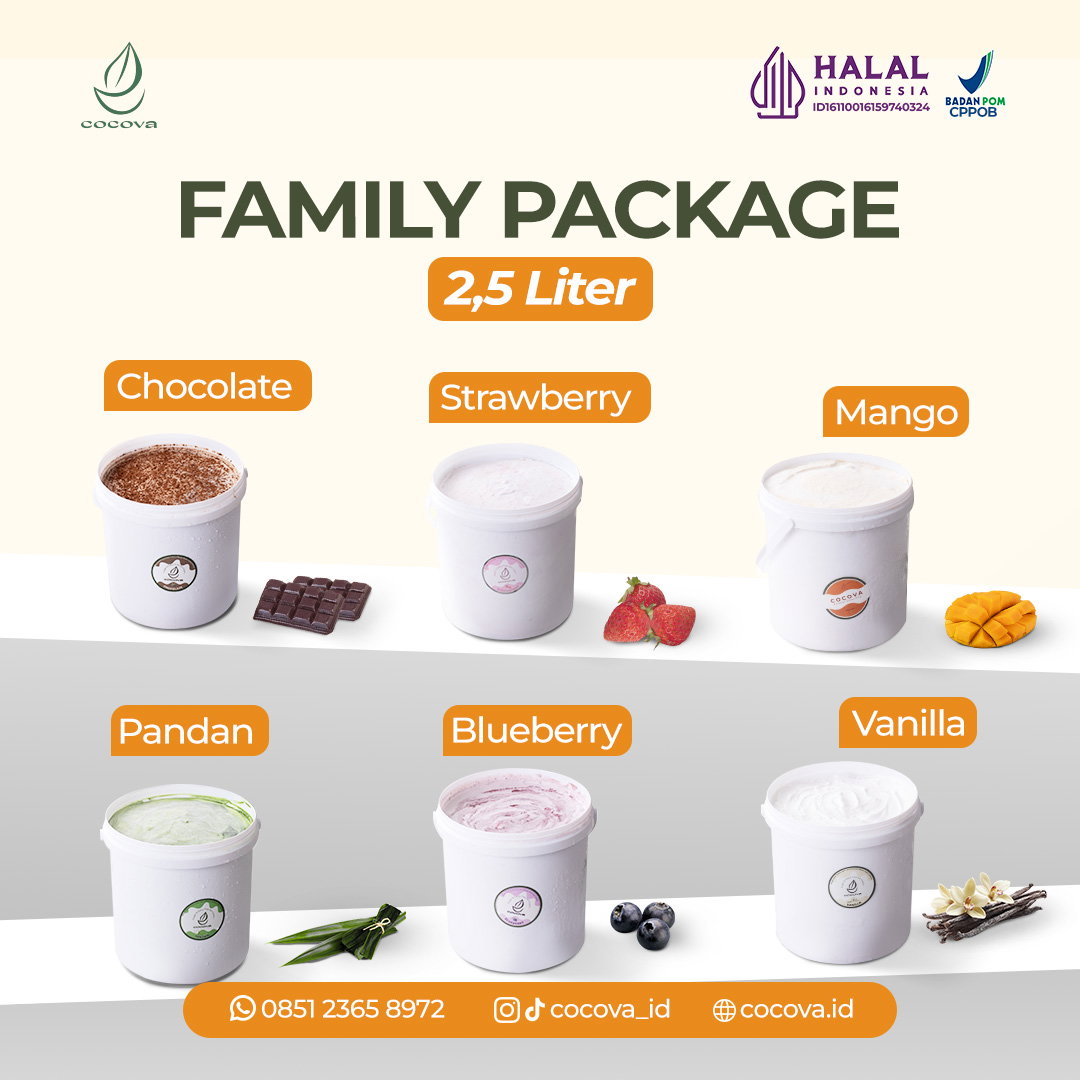 COCOVA 2.5L - Family Package Tub