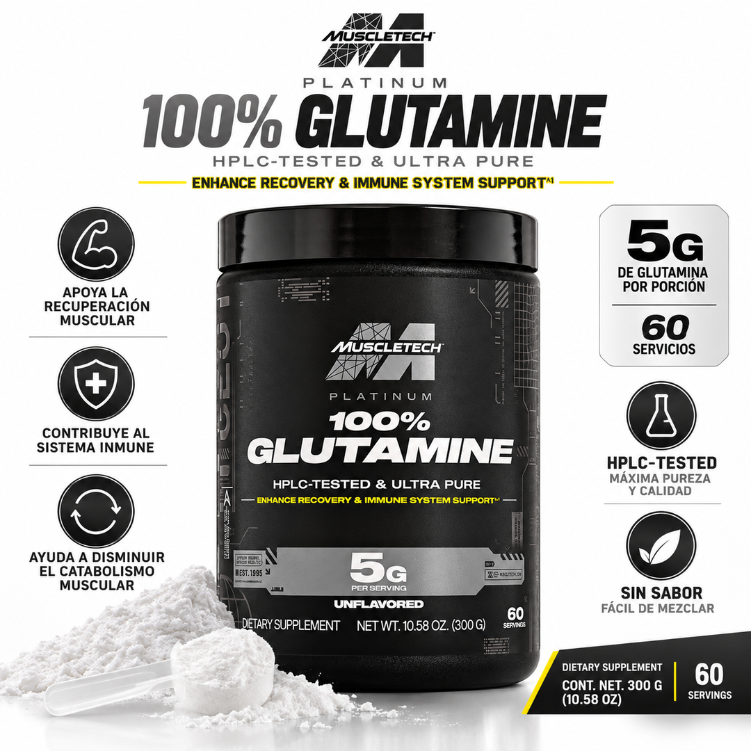 Glutamina 100% Muscletech 