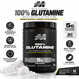 Glutamina 100% Muscletech 
