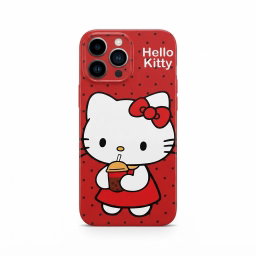Case para iPhone de Hello Kitty color Rojo
