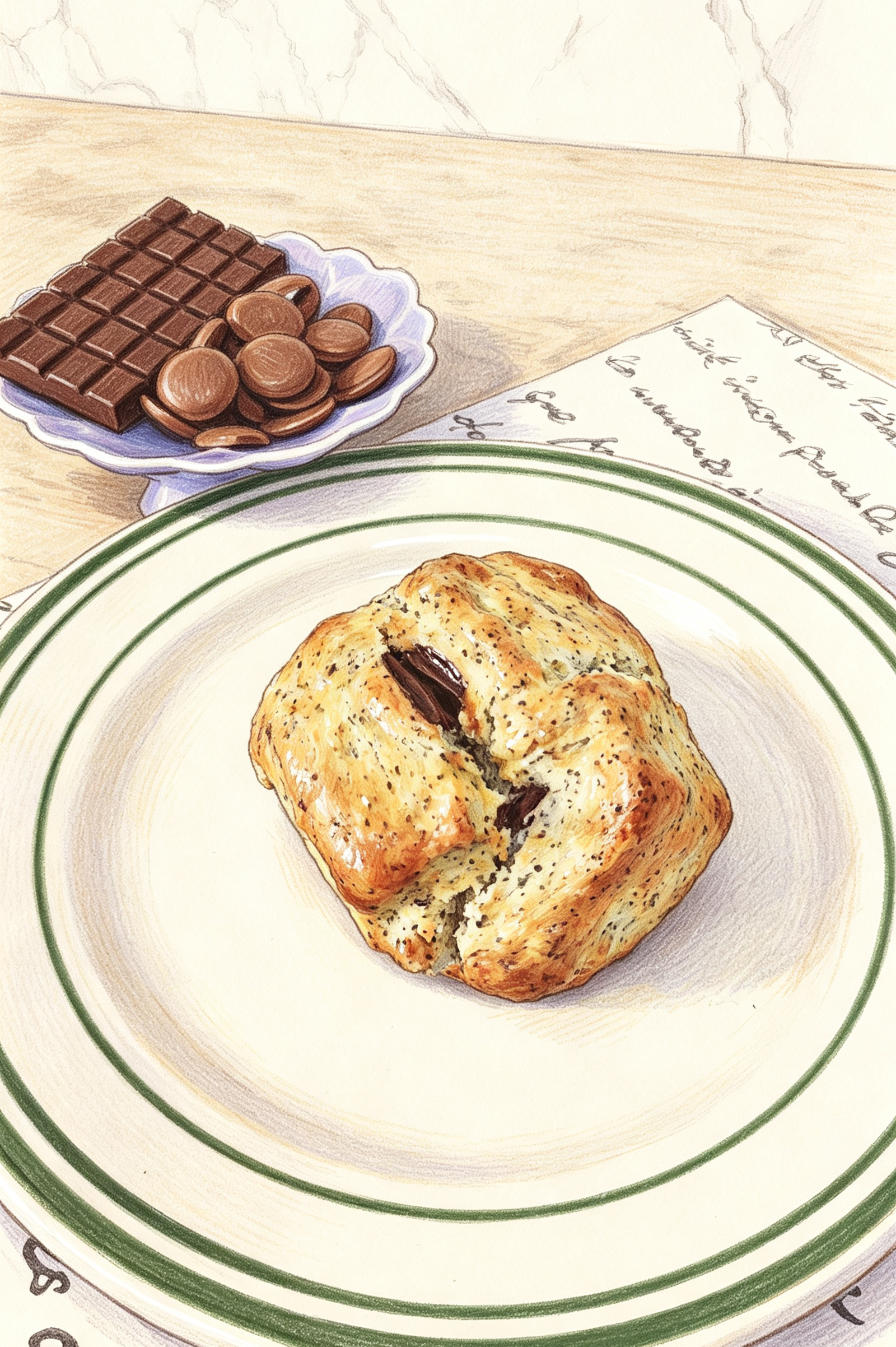 Earl Grey Chocolate Chip Scone_0
