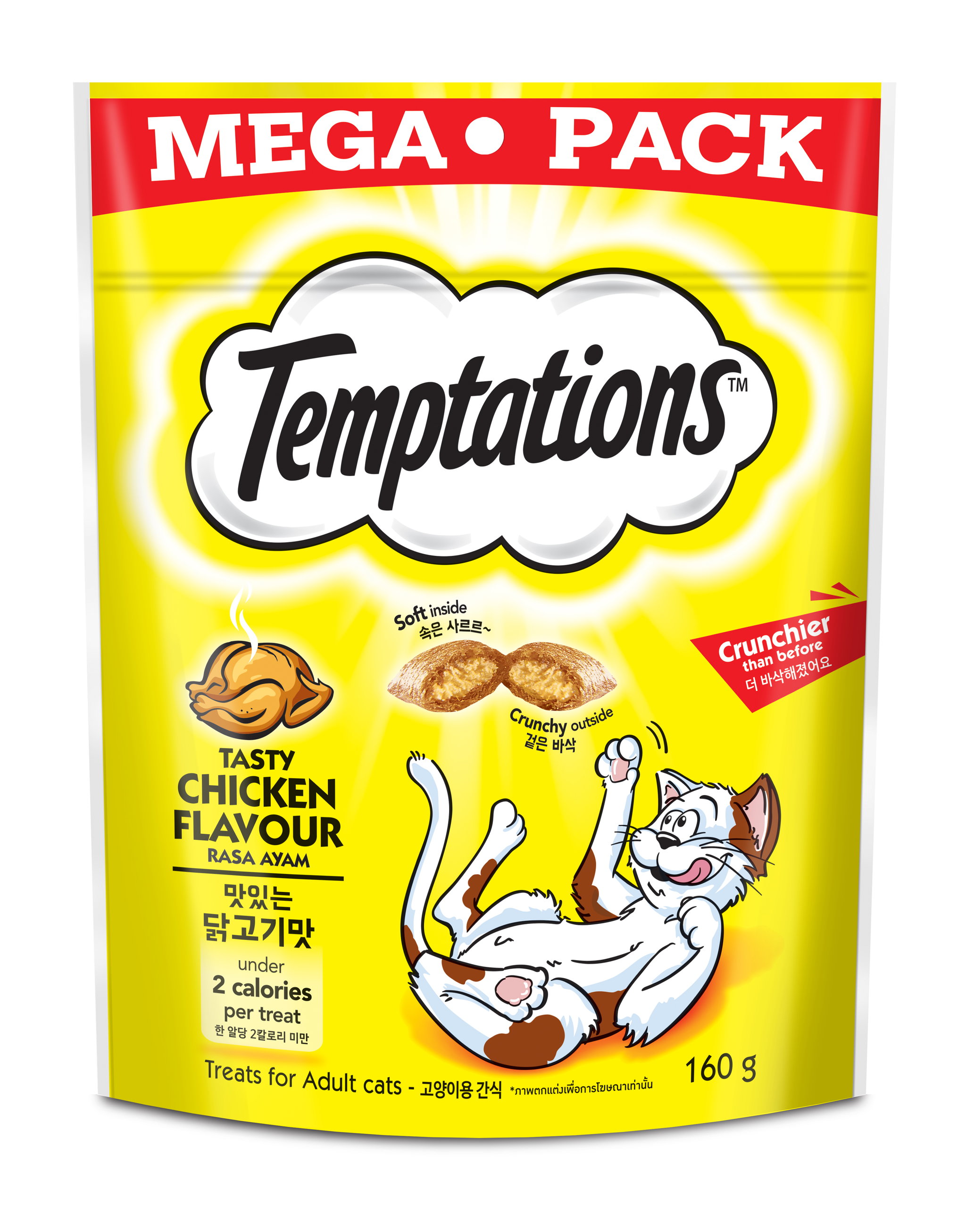 Temptations Mega Pack Cat Treats - 160g_2