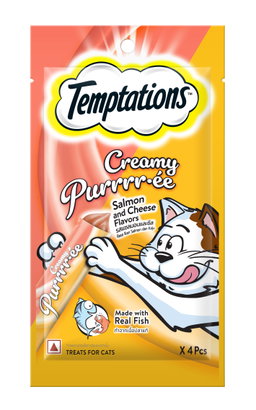Temptations Creamy Purrrr-ee Cat Treats (4 Pcs)