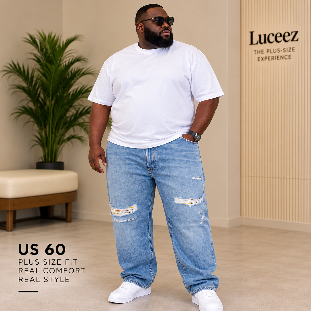 Levis Ripped Casual Male Jeans 60*30