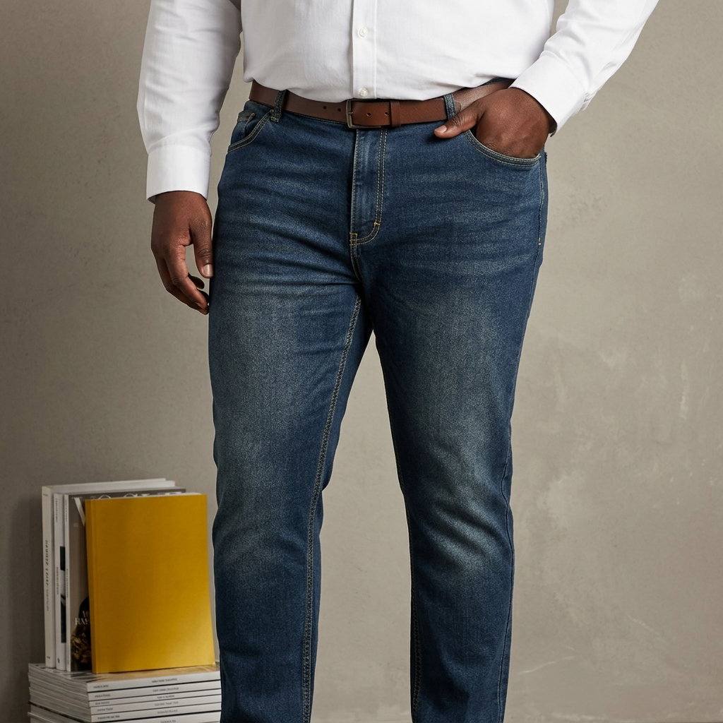 Classy PD&Plus Size Male Jeans 36