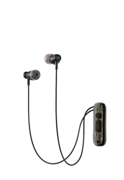 Porodo Soundtec Clear Ton Neckband with ANC Transparent - Black