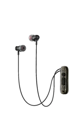 Porodo Soundtec Clear Ton Neckband with ANC Transparent - Black
