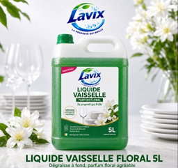 Lavix Liquide Vaisselle Floral - 5L
