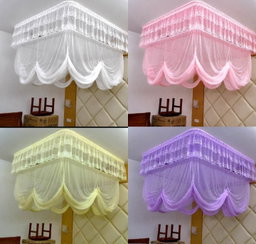  Mosquito net(pink,white, yellow, purple)