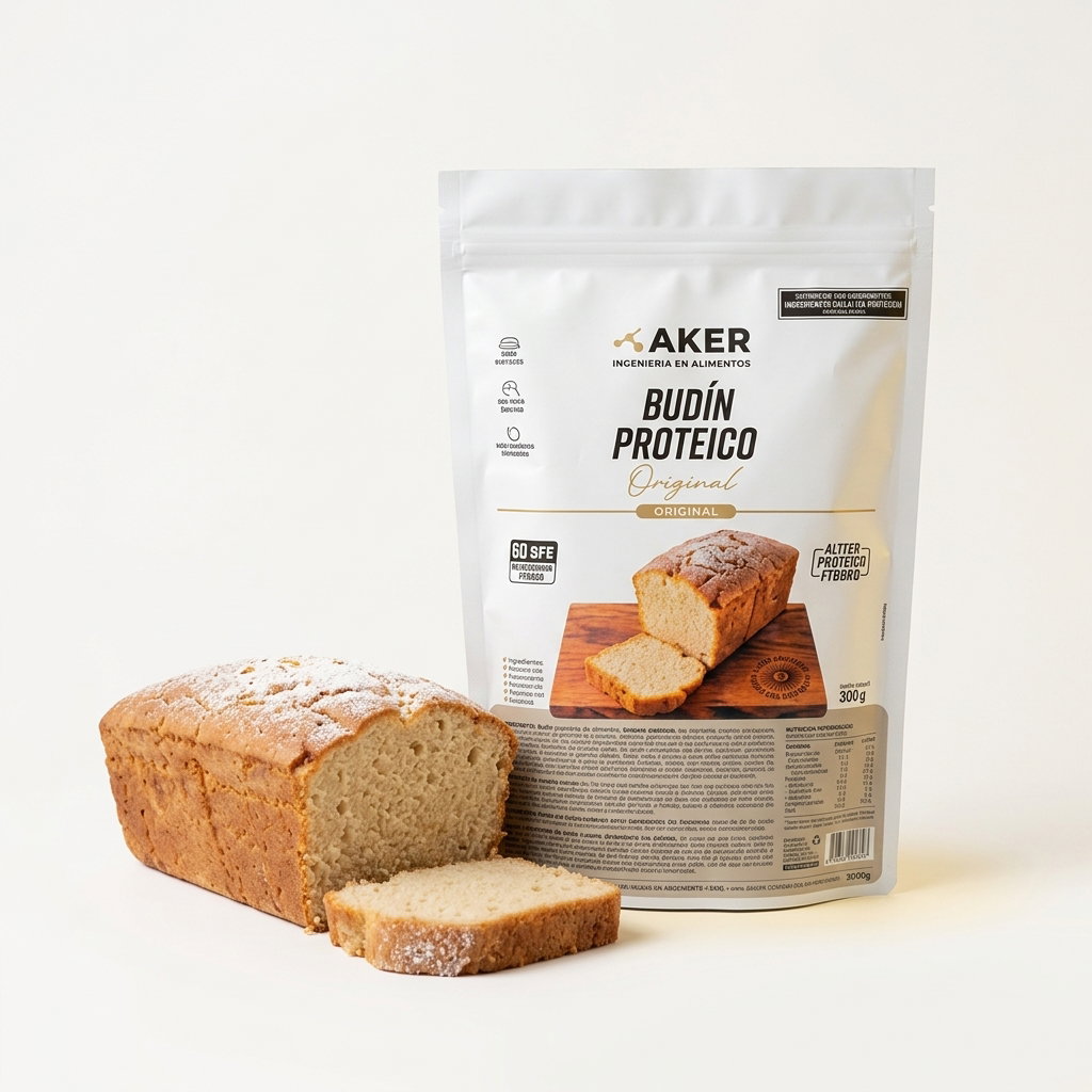 Budin proteico Aker 300g