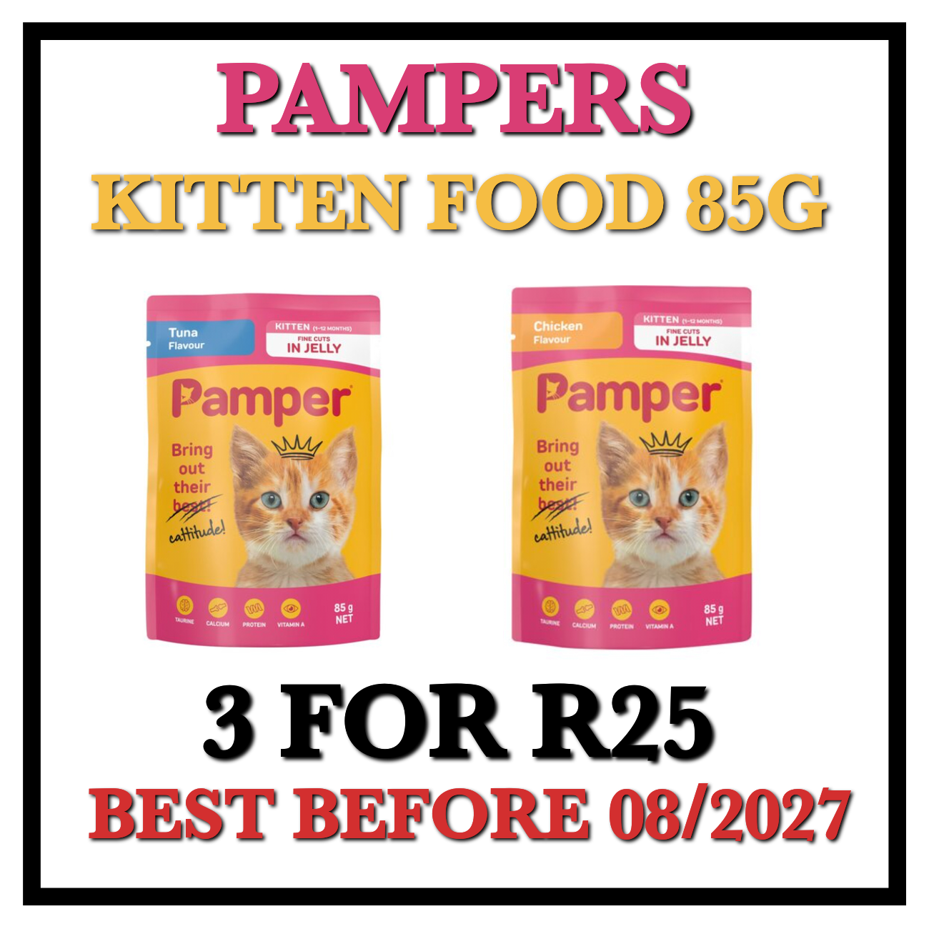 Pampers Cat Food Sachet 85g_0