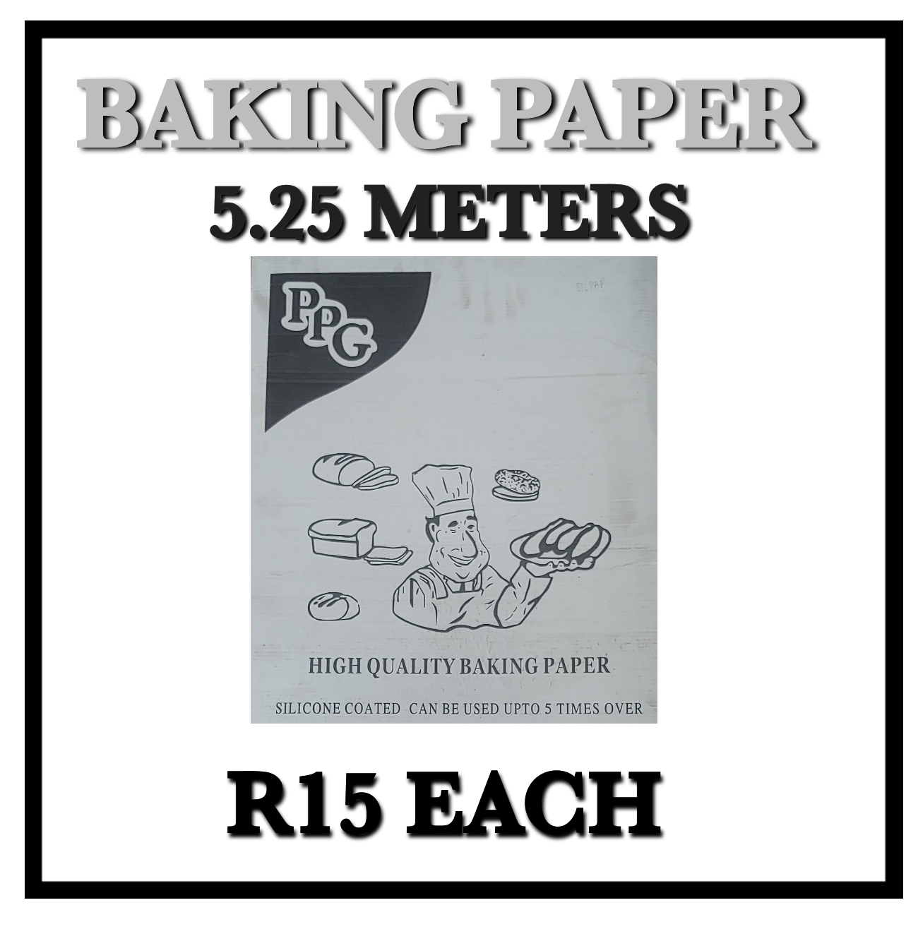 Re-Usable Baking Sheets 5m _0