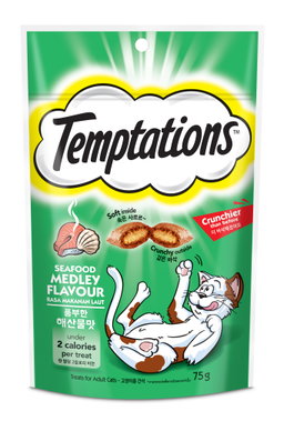 Temptations Pocket Cat Treats - 75g