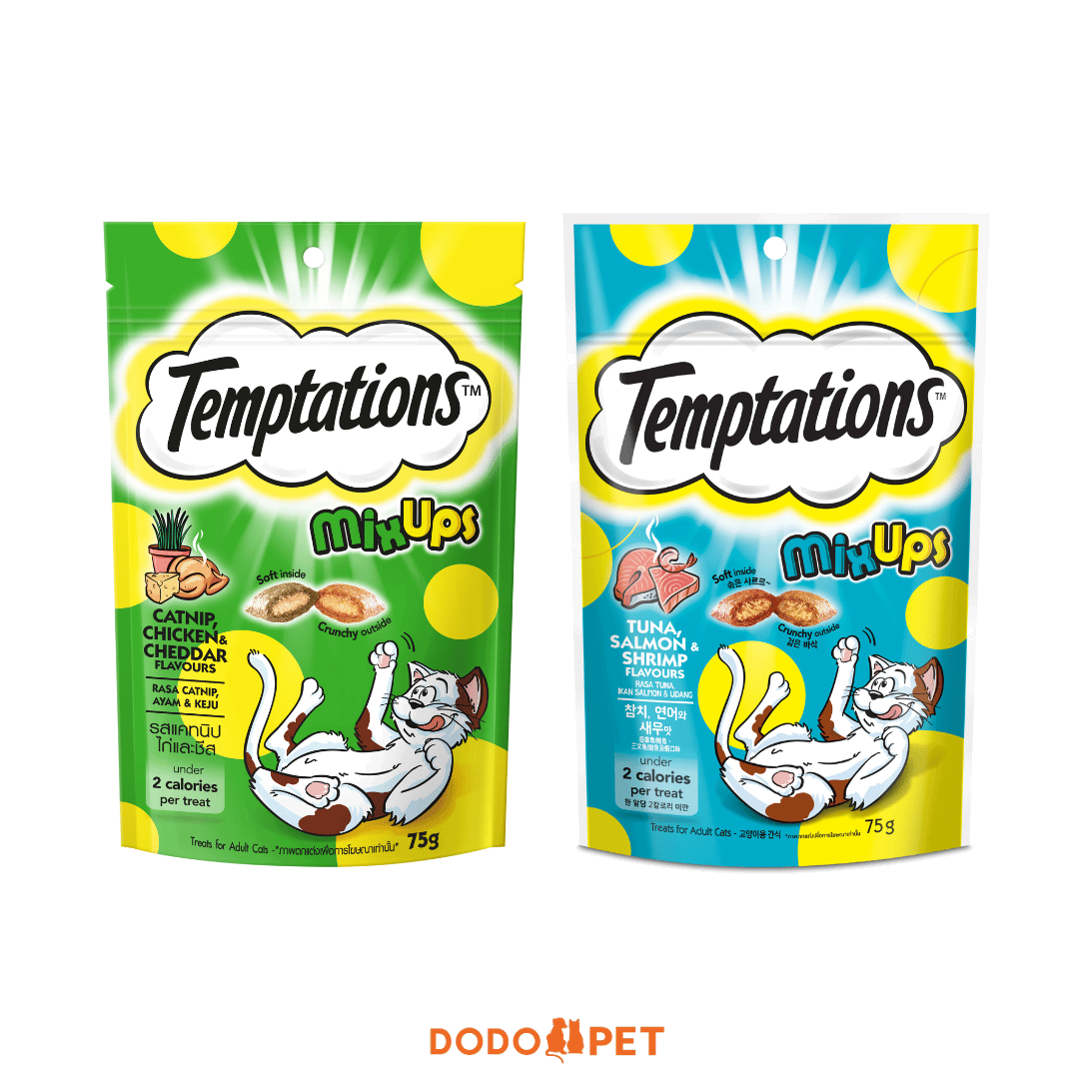 Temptations Mix Ups Cat Treats - 75g
