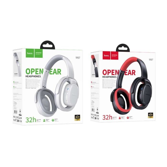 HOCO W67 Open-Back ImmersiveSound Comfortable BreathableWireless Headphones_1