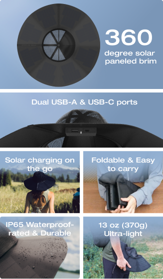 Solarflow Portable Charging Hat_0