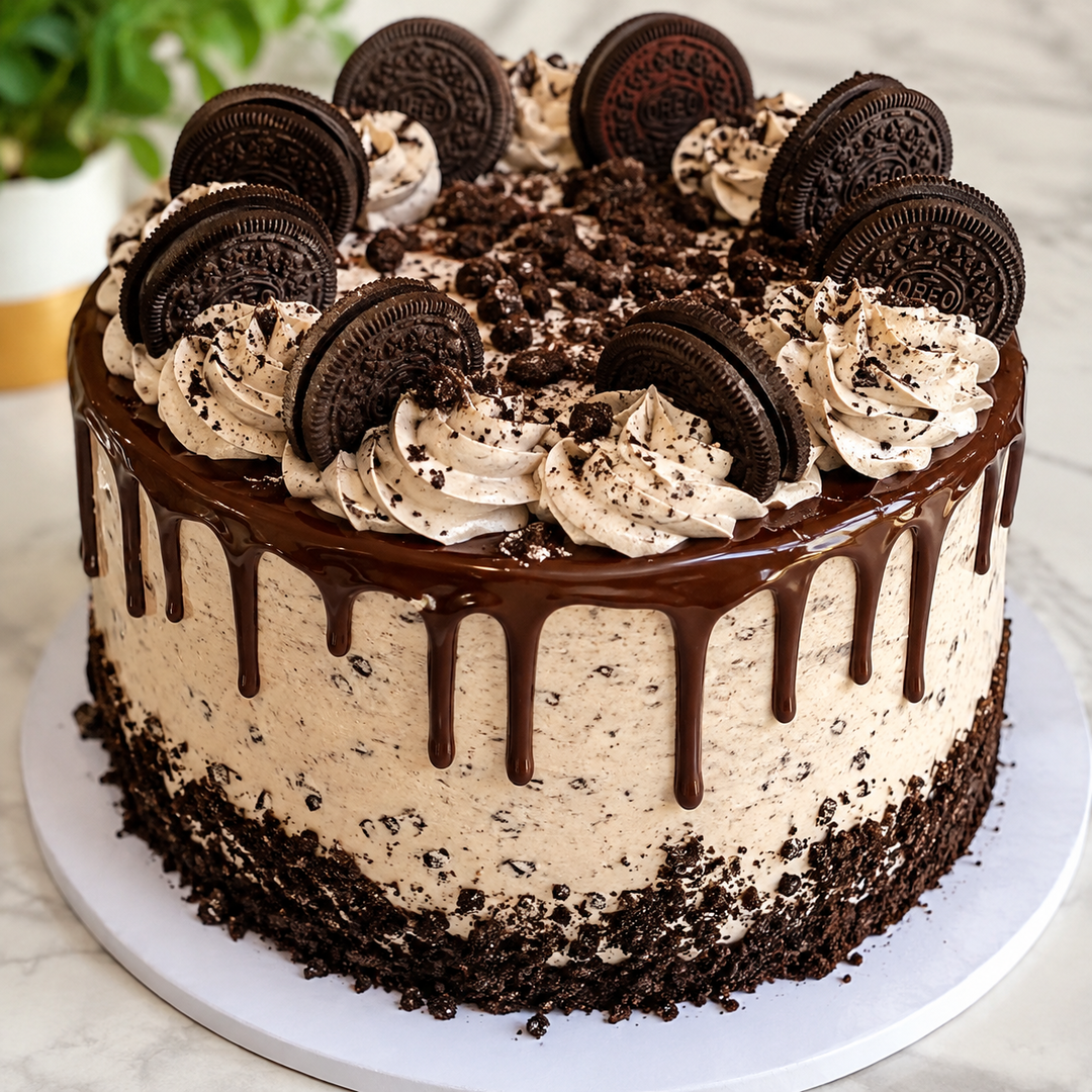 Oreo/Chocolate Oreo cake