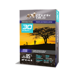 Chunkbits 30 Growth Chicken & Salmon Puppy Food
