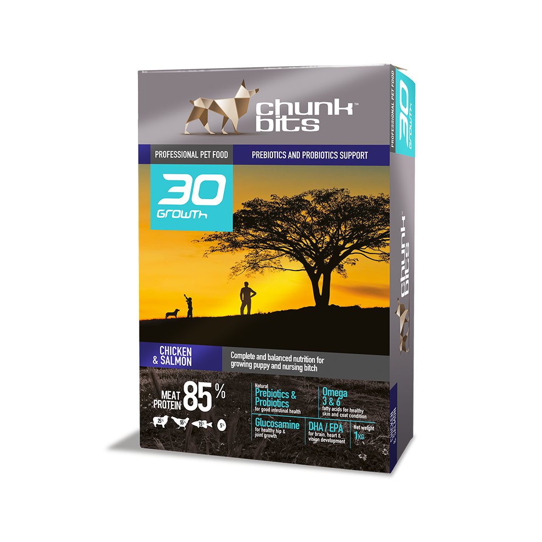 Chunkbits 30 Growth Chicken & Salmon Puppy Food_2