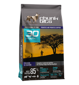 Chunkbits 30 Growth Chicken & Salmon Puppy Food