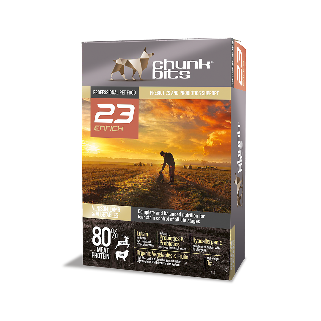 Chunkbits 23 Enrich Venison, Lamb & Vegetables Dog Food_2