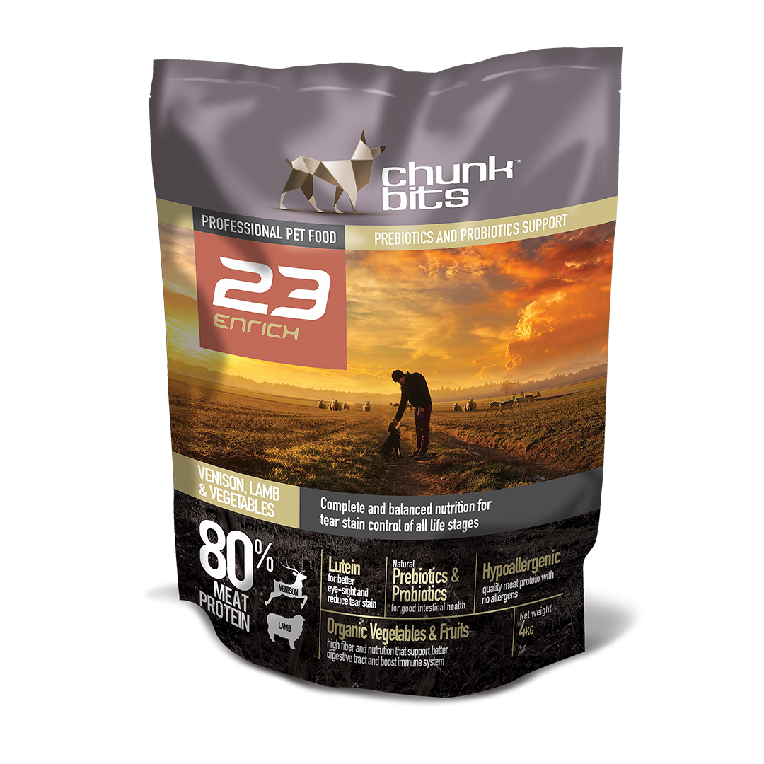 Chunkbits 23 Enrich Venison, Lamb & Vegetables Dog Food_3