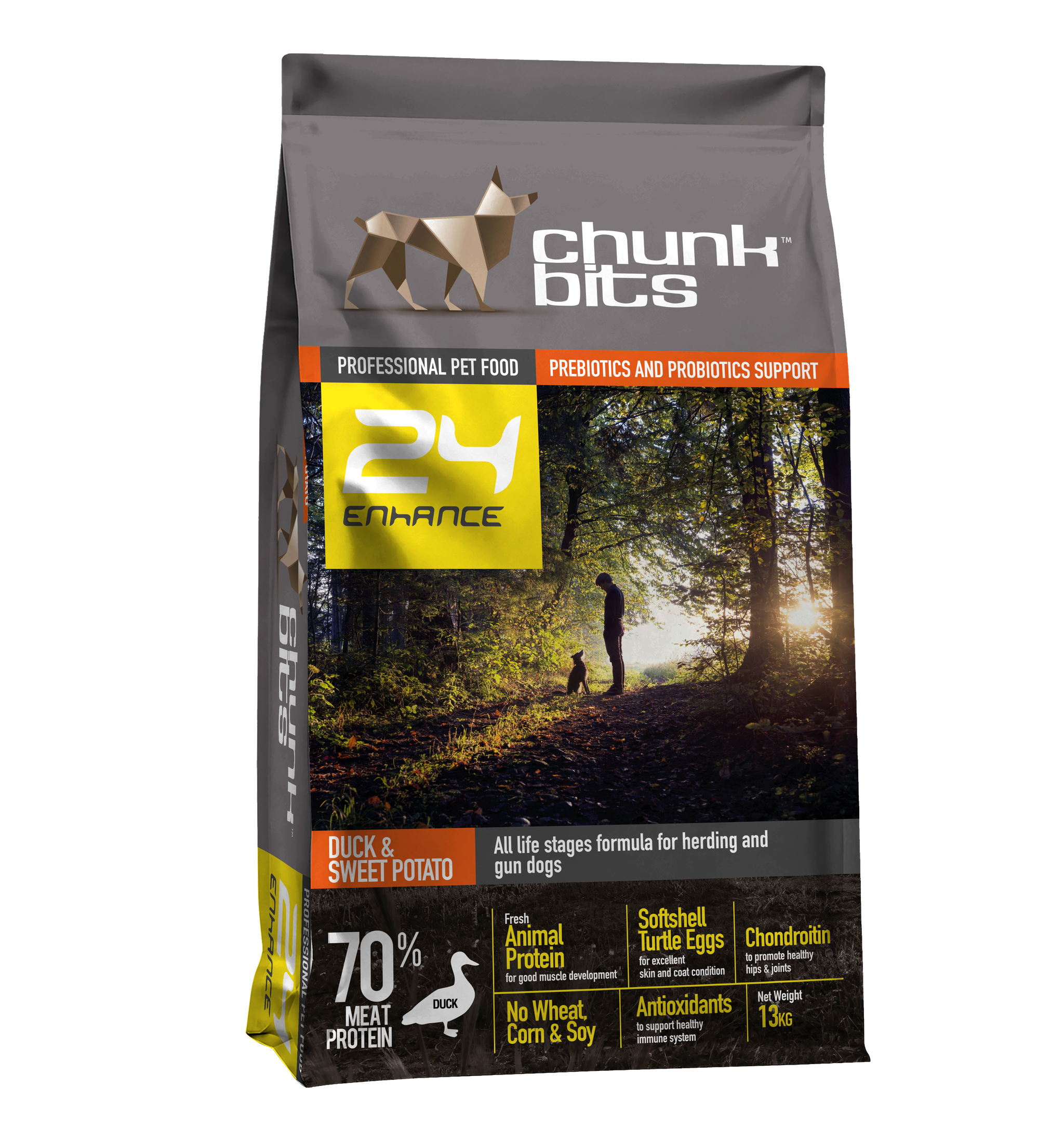 Chunkbits 24 Enhance Duck & Sweet Potato Dog Food_4