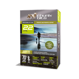 Chunkbits 22 Vital Marine Fish, Tapioca & Oat Dog Food