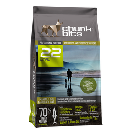 Chunkbits 22 Vital Marine Fish, Tapioca & Oat Dog Food