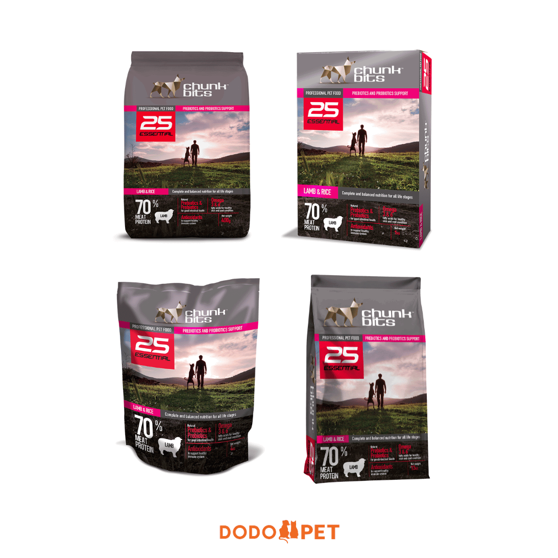 Chunkbits 25 Essential Lamb & Rice Dog Food_0