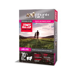 Chunkbits 25 Essential Lamb & Rice Dog Food