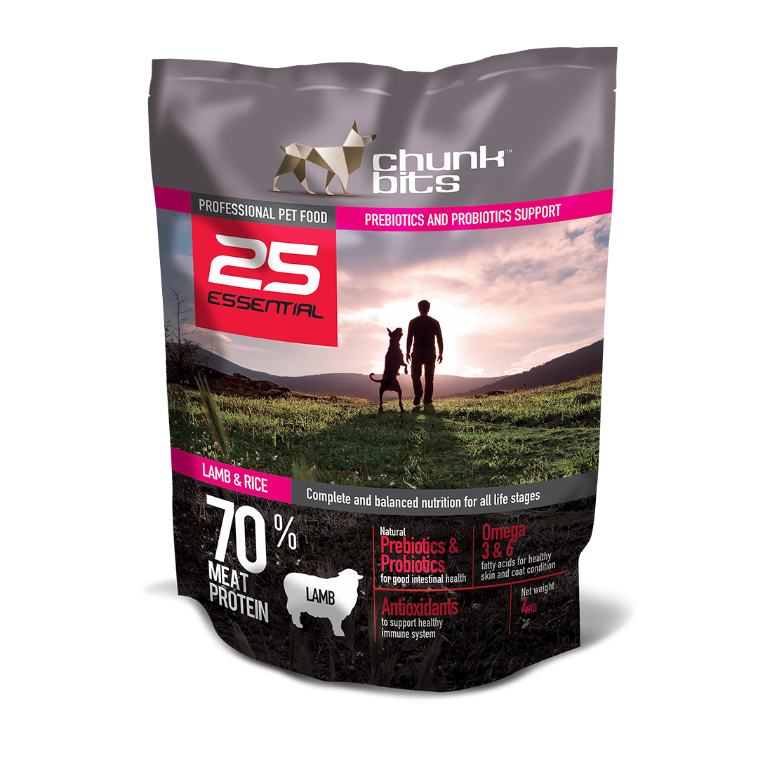 Chunkbits 25 Essential Lamb & Rice Dog Food_3
