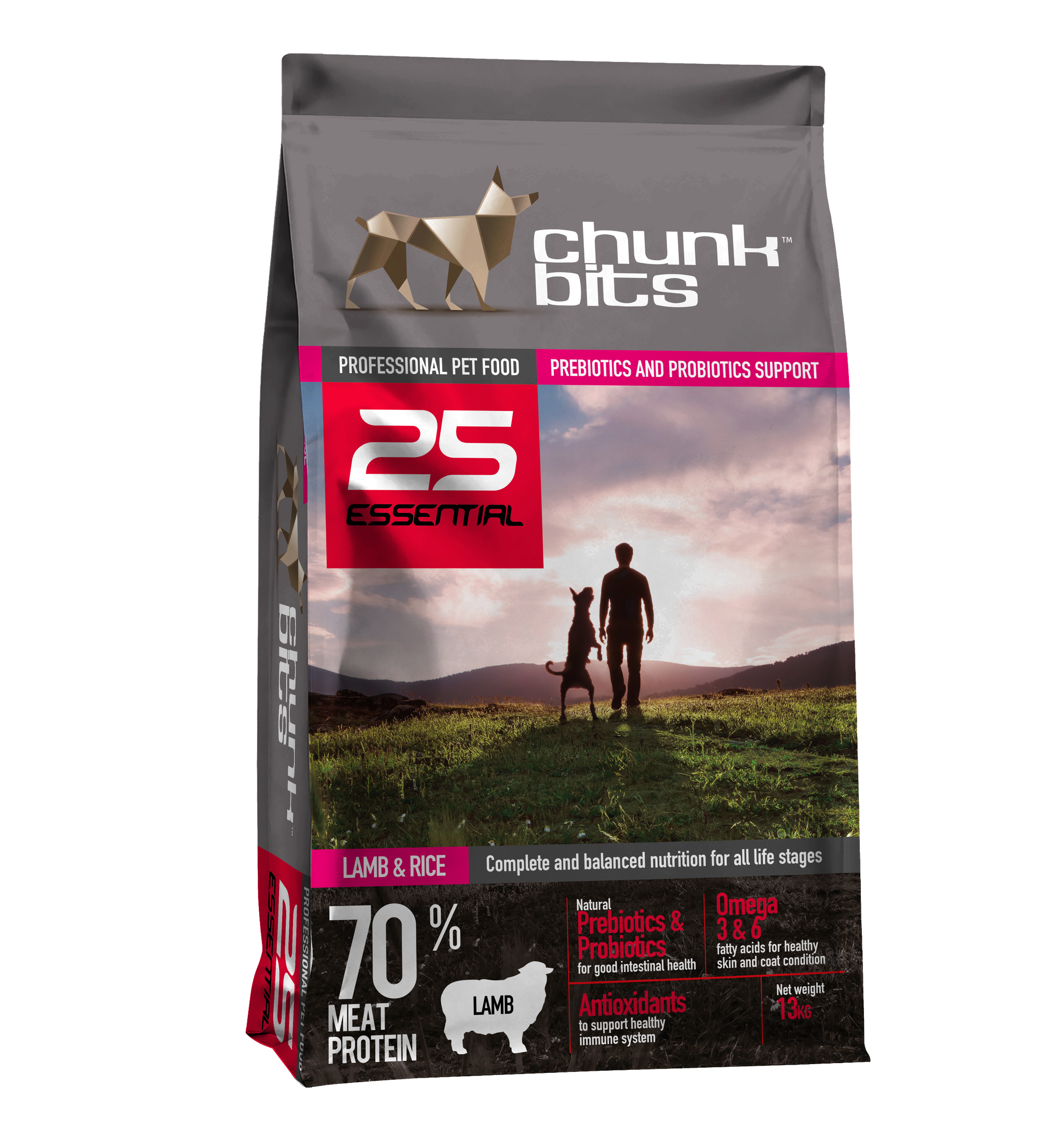 Chunkbits 25 Essential Lamb & Rice Dog Food_4
