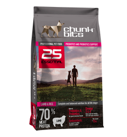 Chunkbits 25 Essential Lamb & Rice Dog Food