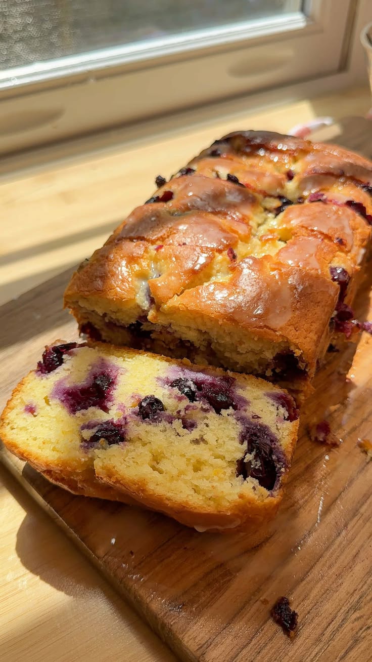  Lemon Blueberry Bread 